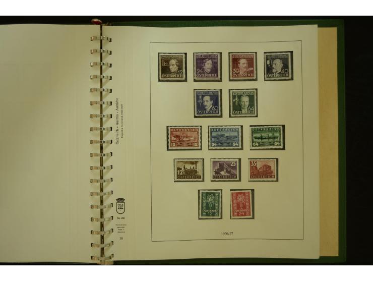 1864/1996, postfrische und ungebrauchte Sammlung mit u.a. Mi.-Nr. 161-78, 498-511, 518-23, 530-43, 551-54, 556, 772-75B, V-VI
