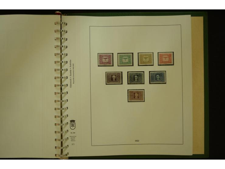 1864/1996, postfrische und ungebrauchte Sammlung mit u.a. Mi.-Nr. 161-78, 498-511, 518-23, 530-43, 551-54, 556, 772-75B, V-VI