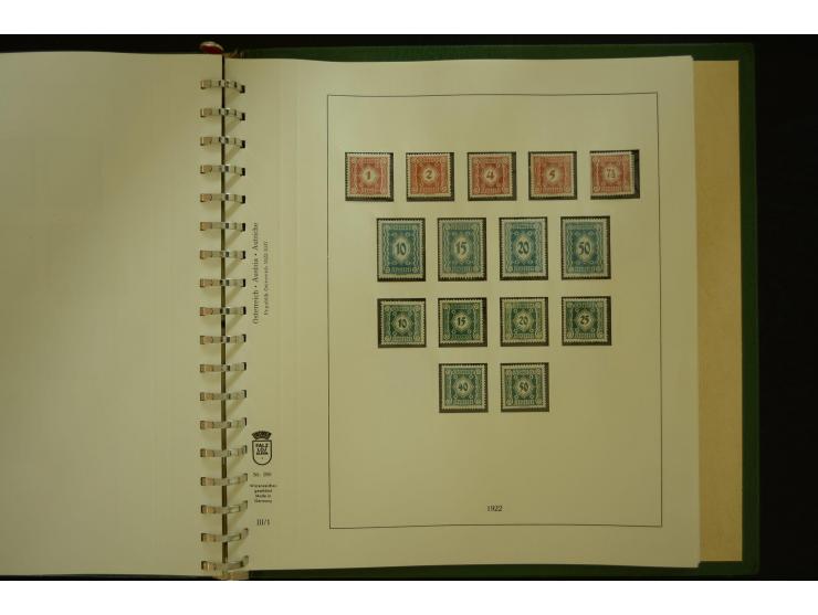 1864/1996, postfrische und ungebrauchte Sammlung mit u.a. Mi.-Nr. 161-78, 498-511, 518-23, 530-43, 551-54, 556, 772-75B, V-VI