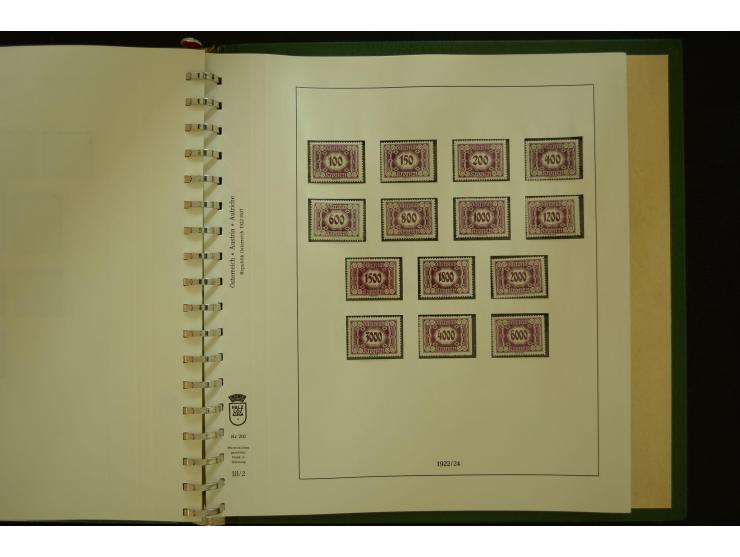 1864/1996, postfrische und ungebrauchte Sammlung mit u.a. Mi.-Nr. 161-78, 498-511, 518-23, 530-43, 551-54, 556, 772-75B, V-VI