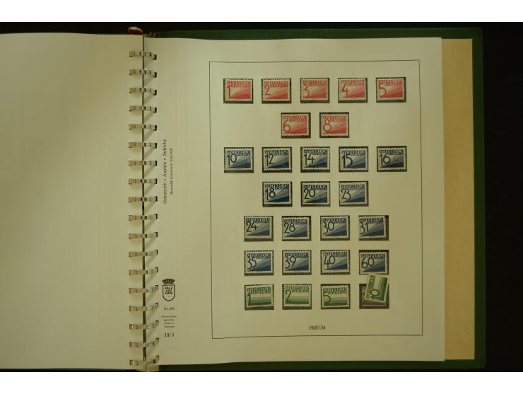 1864/1996, postfrische und ungebrauchte Sammlung mit u.a. Mi.-Nr. 161-78, 498-511, 518-23, 530-43, 551-54, 556, 772-75B, V-VI