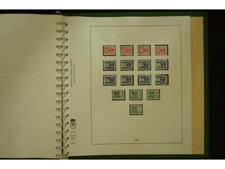 1864/1996, postfrische und ungebrauchte Sammlung mit u.a. Mi.-Nr. 161-78, 498-511, 518-23, 530-43, 551-54, 556, 772-75B, V-VI