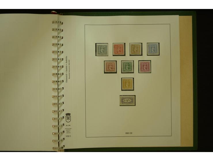 1864/1996, postfrische und ungebrauchte Sammlung mit u.a. Mi.-Nr. 161-78, 498-511, 518-23, 530-43, 551-54, 556, 772-75B, V-VI