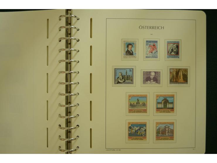 1864/1996, postfrische und ungebrauchte Sammlung mit u.a. Mi.-Nr. 161-78, 498-511, 518-23, 530-43, 551-54, 556, 772-75B, V-VI