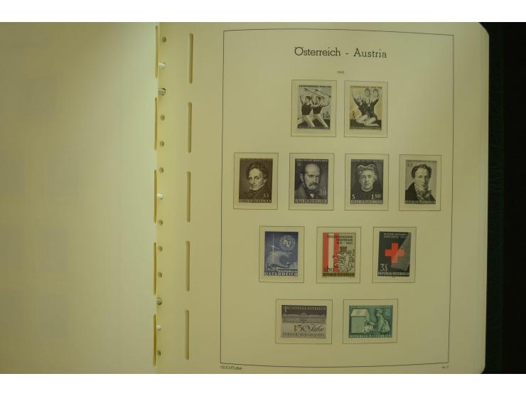 1864/1996, postfrische und ungebrauchte Sammlung mit u.a. Mi.-Nr. 161-78, 498-511, 518-23, 530-43, 551-54, 556, 772-75B, V-VI