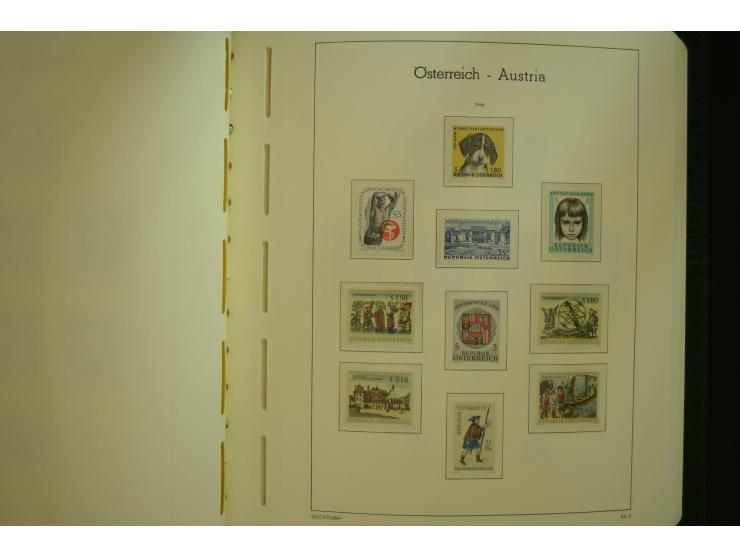 1864/1996, postfrische und ungebrauchte Sammlung mit u.a. Mi.-Nr. 161-78, 498-511, 518-23, 530-43, 551-54, 556, 772-75B, V-VI
