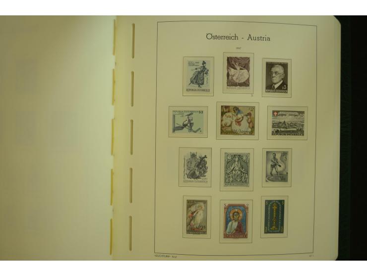1864/1996, postfrische und ungebrauchte Sammlung mit u.a. Mi.-Nr. 161-78, 498-511, 518-23, 530-43, 551-54, 556, 772-75B, V-VI