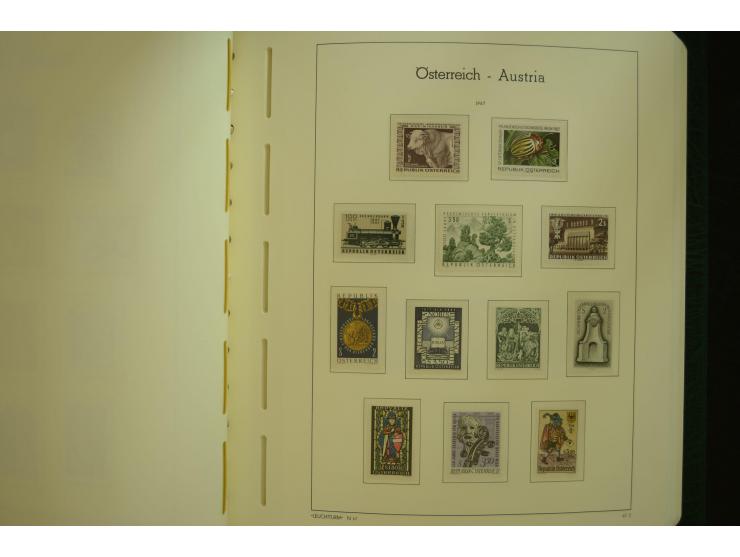 1864/1996, postfrische und ungebrauchte Sammlung mit u.a. Mi.-Nr. 161-78, 498-511, 518-23, 530-43, 551-54, 556, 772-75B, V-VI