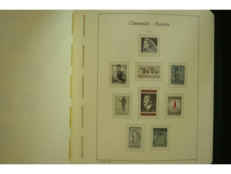1864/1996, postfrische und ungebrauchte Sammlung mit u.a. Mi.-Nr. 161-78, 498-511, 518-23, 530-43, 551-54, 556, 772-75B, V-VI