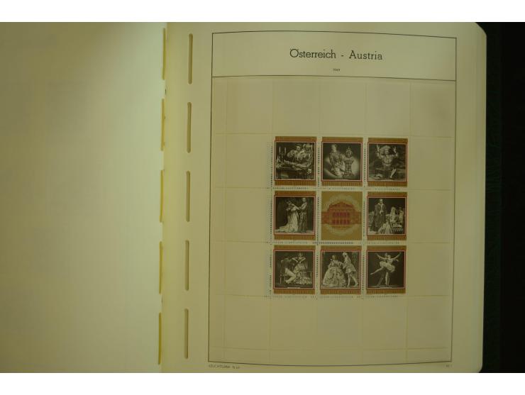 1864/1996, postfrische und ungebrauchte Sammlung mit u.a. Mi.-Nr. 161-78, 498-511, 518-23, 530-43, 551-54, 556, 772-75B, V-VI