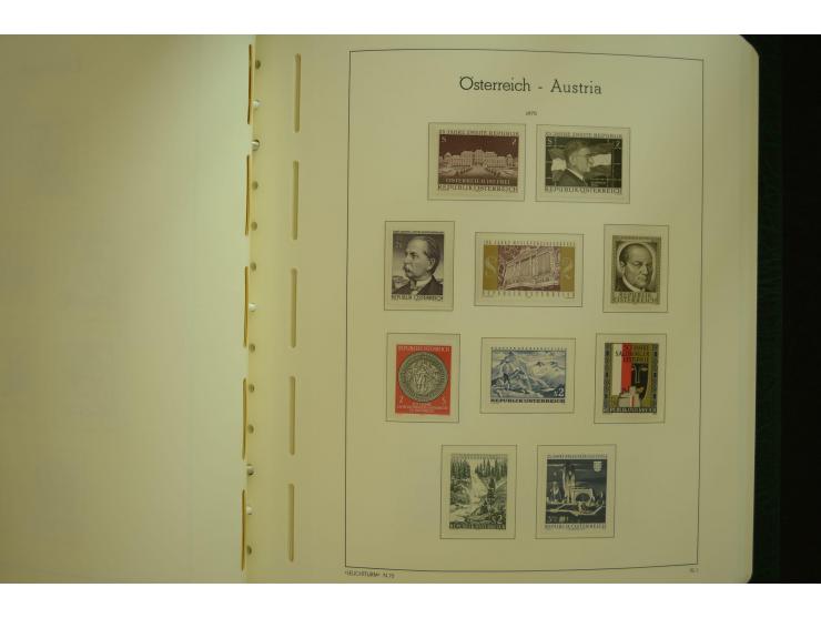 1864/1996, postfrische und ungebrauchte Sammlung mit u.a. Mi.-Nr. 161-78, 498-511, 518-23, 530-43, 551-54, 556, 772-75B, V-VI
