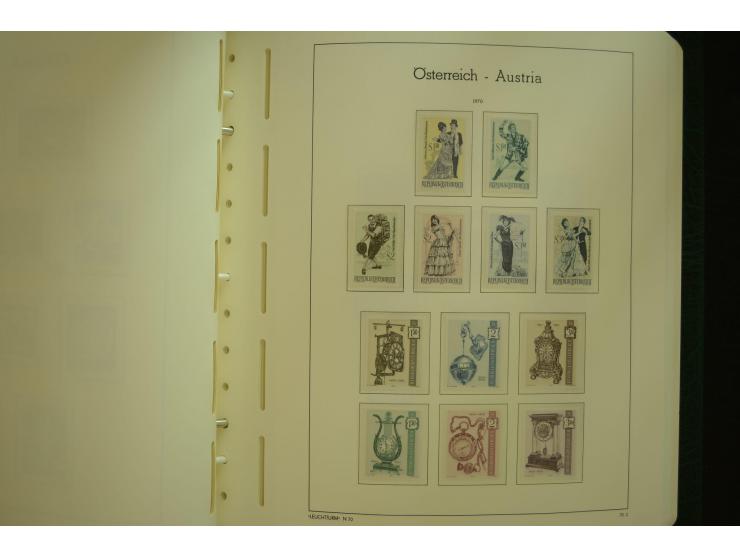 1864/1996, postfrische und ungebrauchte Sammlung mit u.a. Mi.-Nr. 161-78, 498-511, 518-23, 530-43, 551-54, 556, 772-75B, V-VI
