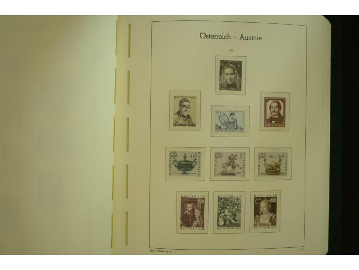 1864/1996, postfrische und ungebrauchte Sammlung mit u.a. Mi.-Nr. 161-78, 498-511, 518-23, 530-43, 551-54, 556, 772-75B, V-VI