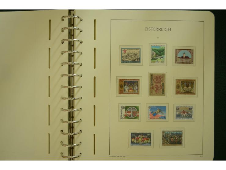 1864/1996, postfrische und ungebrauchte Sammlung mit u.a. Mi.-Nr. 161-78, 498-511, 518-23, 530-43, 551-54, 556, 772-75B, V-VI