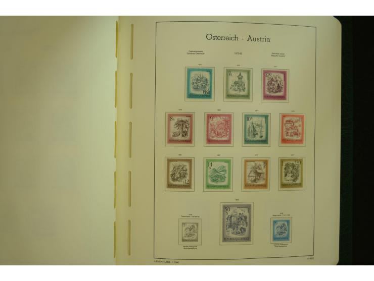 1864/1996, postfrische und ungebrauchte Sammlung mit u.a. Mi.-Nr. 161-78, 498-511, 518-23, 530-43, 551-54, 556, 772-75B, V-VI