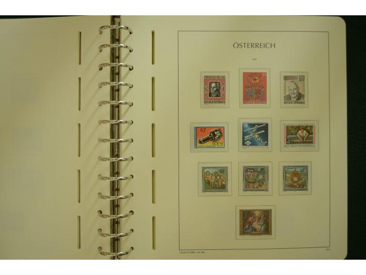 1864/1996, postfrische und ungebrauchte Sammlung mit u.a. Mi.-Nr. 161-78, 498-511, 518-23, 530-43, 551-54, 556, 772-75B, V-VI