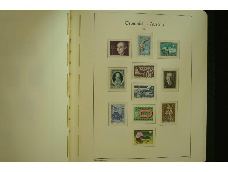 1864/1996, postfrische und ungebrauchte Sammlung mit u.a. Mi.-Nr. 161-78, 498-511, 518-23, 530-43, 551-54, 556, 772-75B, V-VI