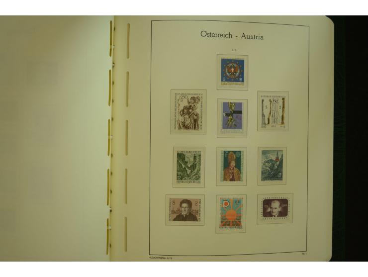 1864/1996, postfrische und ungebrauchte Sammlung mit u.a. Mi.-Nr. 161-78, 498-511, 518-23, 530-43, 551-54, 556, 772-75B, V-VI
