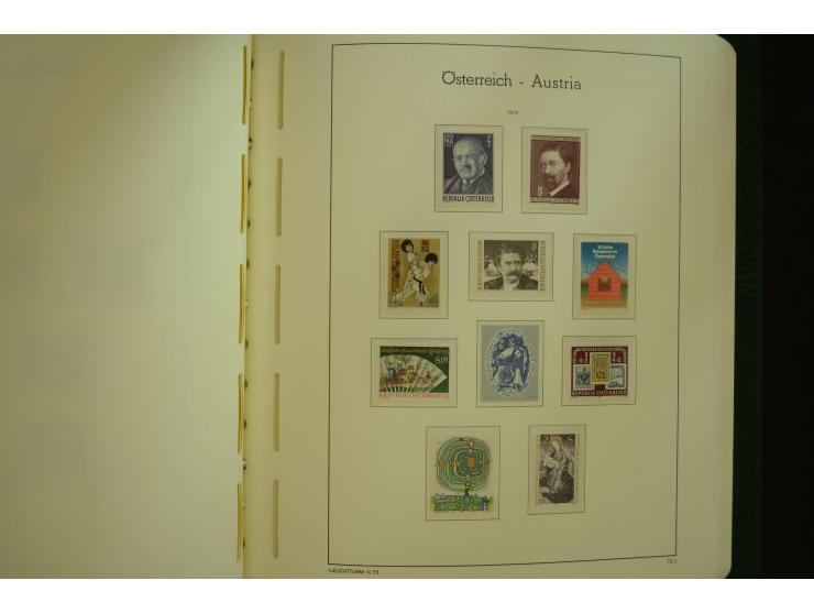 1864/1996, postfrische und ungebrauchte Sammlung mit u.a. Mi.-Nr. 161-78, 498-511, 518-23, 530-43, 551-54, 556, 772-75B, V-VI