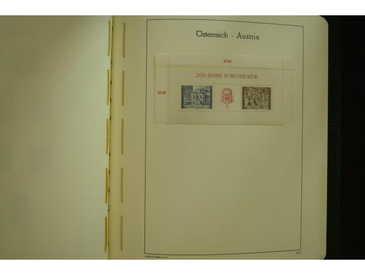 1864/1996, postfrische und ungebrauchte Sammlung mit u.a. Mi.-Nr. 161-78, 498-511, 518-23, 530-43, 551-54, 556, 772-75B, V-VI