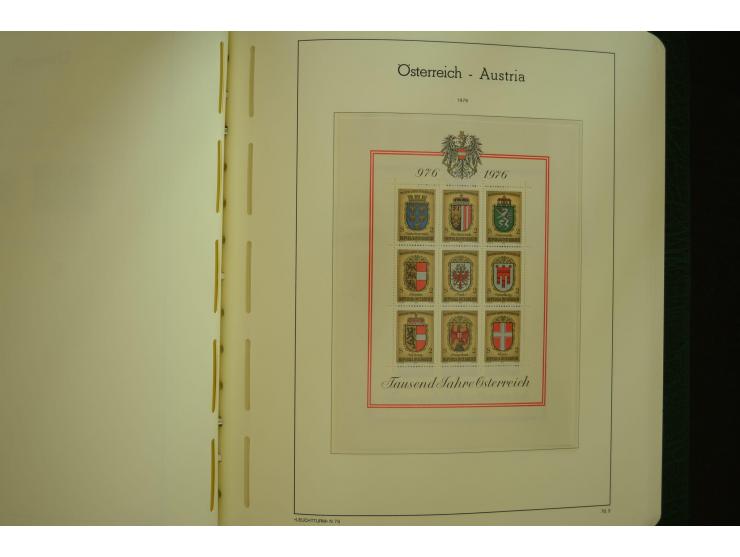 1864/1996, postfrische und ungebrauchte Sammlung mit u.a. Mi.-Nr. 161-78, 498-511, 518-23, 530-43, 551-54, 556, 772-75B, V-VI