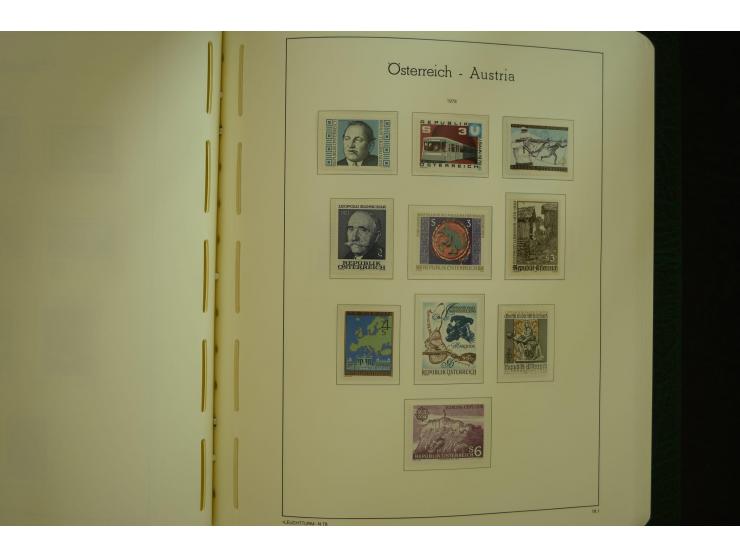 1864/1996, postfrische und ungebrauchte Sammlung mit u.a. Mi.-Nr. 161-78, 498-511, 518-23, 530-43, 551-54, 556, 772-75B, V-VI