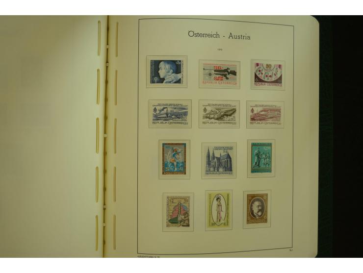 1864/1996, postfrische und ungebrauchte Sammlung mit u.a. Mi.-Nr. 161-78, 498-511, 518-23, 530-43, 551-54, 556, 772-75B, V-VI