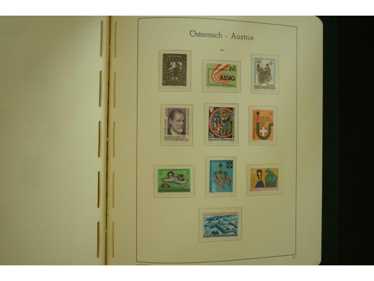 1864/1996, postfrische und ungebrauchte Sammlung mit u.a. Mi.-Nr. 161-78, 498-511, 518-23, 530-43, 551-54, 556, 772-75B, V-VI