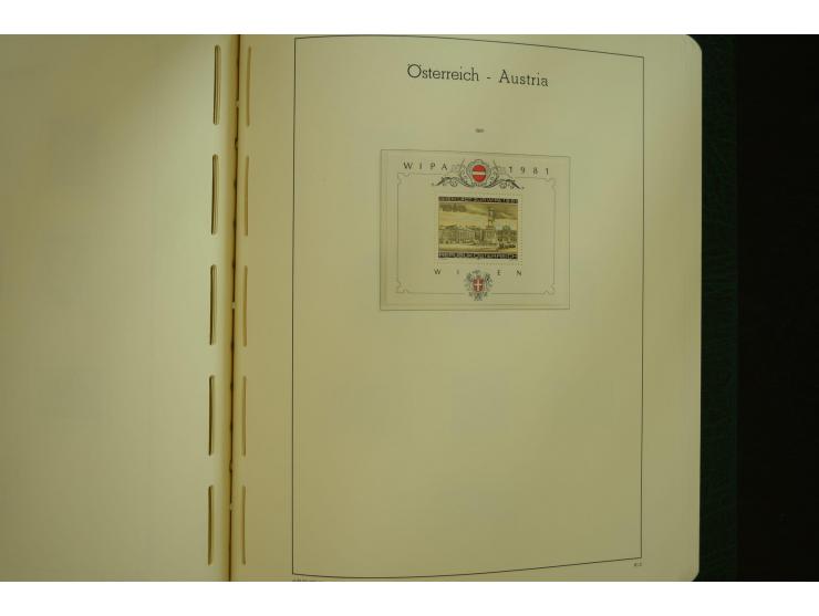 1864/1996, postfrische und ungebrauchte Sammlung mit u.a. Mi.-Nr. 161-78, 498-511, 518-23, 530-43, 551-54, 556, 772-75B, V-VI