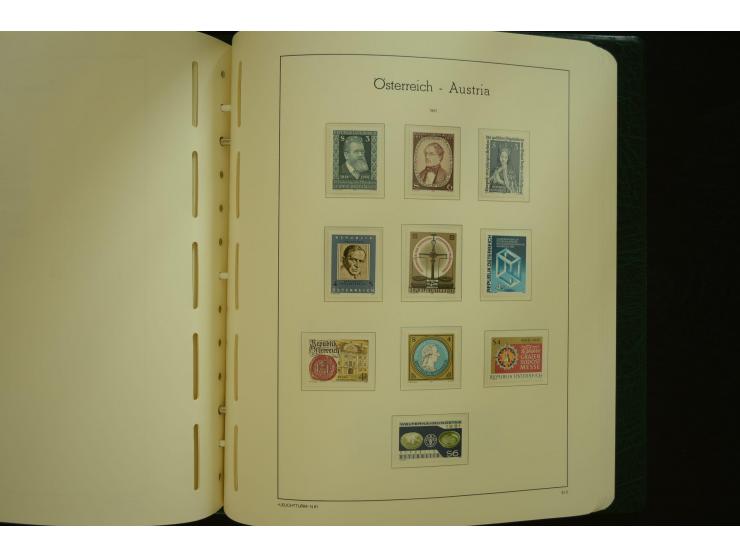 1864/1996, postfrische und ungebrauchte Sammlung mit u.a. Mi.-Nr. 161-78, 498-511, 518-23, 530-43, 551-54, 556, 772-75B, V-VI