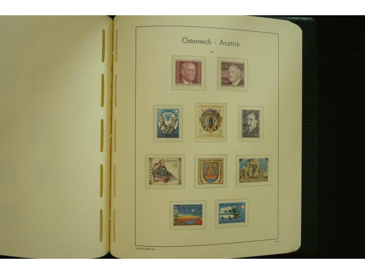 1864/1996, postfrische und ungebrauchte Sammlung mit u.a. Mi.-Nr. 161-78, 498-511, 518-23, 530-43, 551-54, 556, 772-75B, V-VI