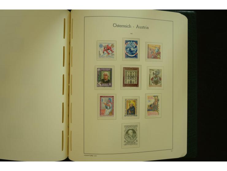 1864/1996, postfrische und ungebrauchte Sammlung mit u.a. Mi.-Nr. 161-78, 498-511, 518-23, 530-43, 551-54, 556, 772-75B, V-VI