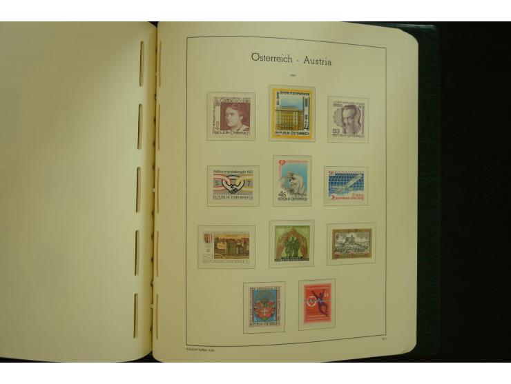 1864/1996, postfrische und ungebrauchte Sammlung mit u.a. Mi.-Nr. 161-78, 498-511, 518-23, 530-43, 551-54, 556, 772-75B, V-VI
