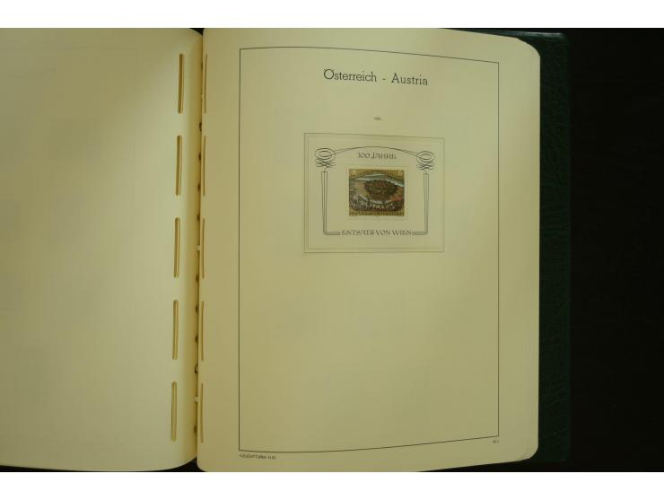 1864/1996, postfrische und ungebrauchte Sammlung mit u.a. Mi.-Nr. 161-78, 498-511, 518-23, 530-43, 551-54, 556, 772-75B, V-VI