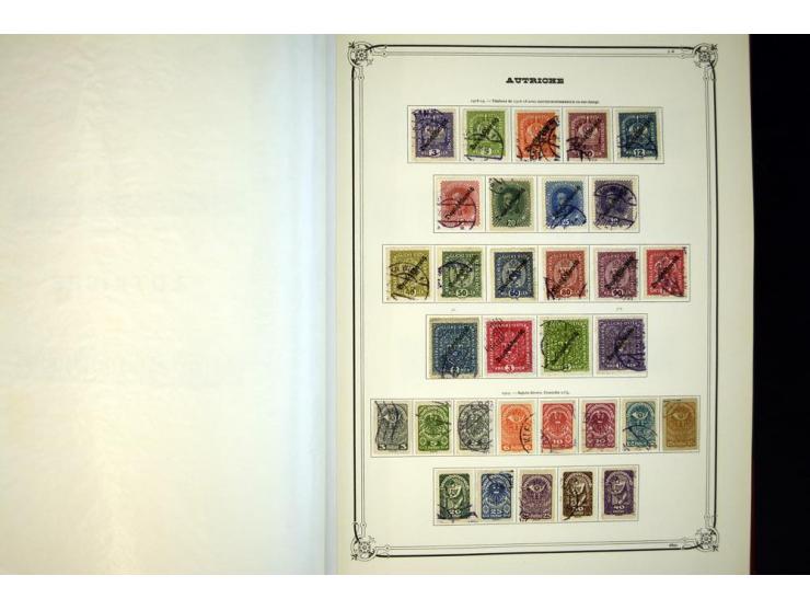 1918/96, gestempelte Sammlung mit u.a. Mi.-Nr. 518-23, 588, Bl.1 etc.