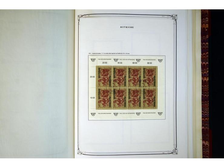1918/96, gestempelte Sammlung mit u.a. Mi.-Nr. 518-23, 588, Bl.1 etc.