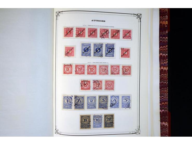 1918/96, gestempelte Sammlung mit u.a. Mi.-Nr. 518-23, 588, Bl.1 etc.