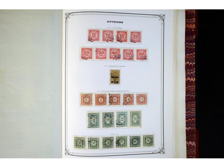 1918/96, gestempelte Sammlung mit u.a. Mi.-Nr. 518-23, 588, Bl.1 etc.