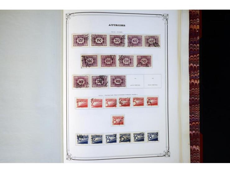 1918/96, gestempelte Sammlung mit u.a. Mi.-Nr. 518-23, 588, Bl.1 etc.