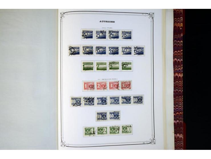 1918/96, gestempelte Sammlung mit u.a. Mi.-Nr. 518-23, 588, Bl.1 etc.