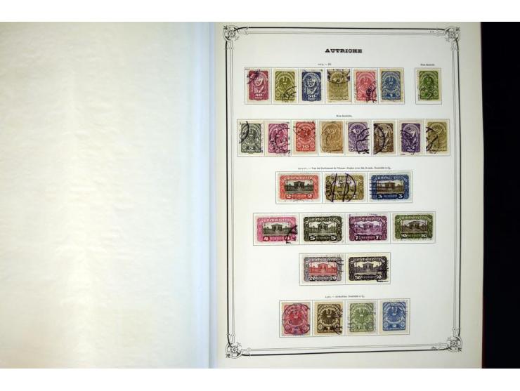 1918/96, gestempelte Sammlung mit u.a. Mi.-Nr. 518-23, 588, Bl.1 etc.