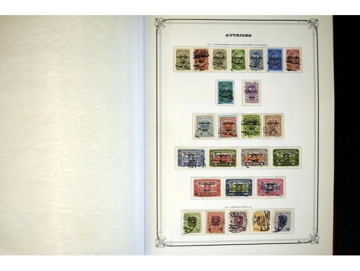 1918/96, gestempelte Sammlung mit u.a. Mi.-Nr. 518-23, 588, Bl.1 etc.