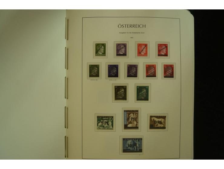 1945/2004, postfrische kpl. Sammlung mit Mi.-Nr. 772-75B, 772-75 KLB, VI-VII (Fotoattest Raybaudi) etc.