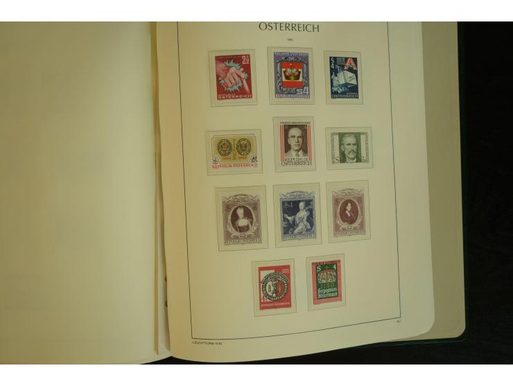 1945/2004, postfrische kpl. Sammlung mit Mi.-Nr. 772-75B, 772-75 KLB, VI-VII (Fotoattest Raybaudi) etc.