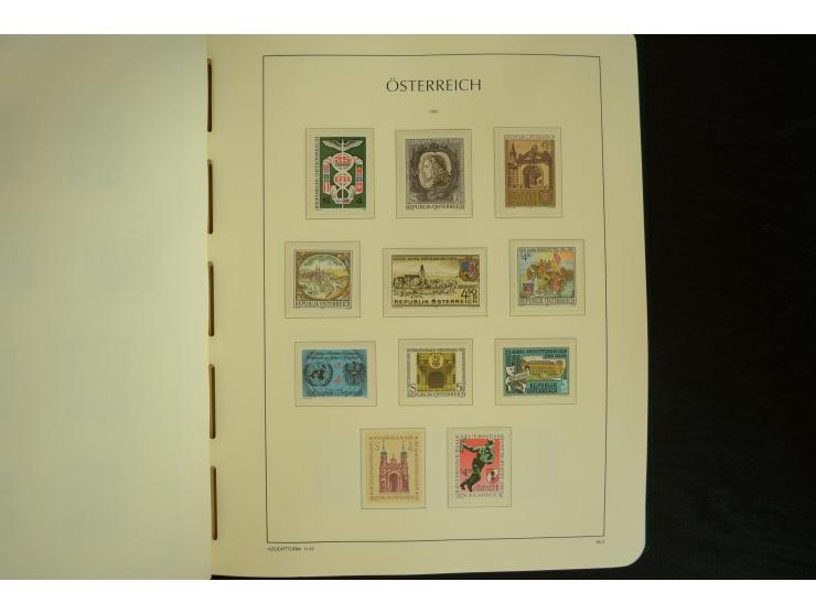 1945/2004, postfrische kpl. Sammlung mit Mi.-Nr. 772-75B, 772-75 KLB, VI-VII (Fotoattest Raybaudi) etc.