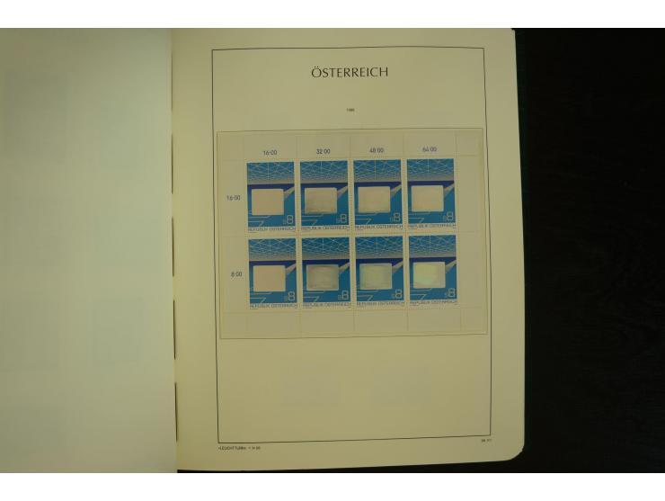 1945/2004, postfrische kpl. Sammlung mit Mi.-Nr. 772-75B, 772-75 KLB, VI-VII (Fotoattest Raybaudi) etc.