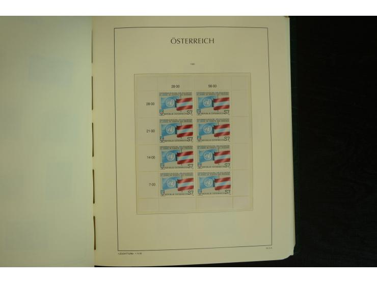 1945/2004, postfrische kpl. Sammlung mit Mi.-Nr. 772-75B, 772-75 KLB, VI-VII (Fotoattest Raybaudi) etc.