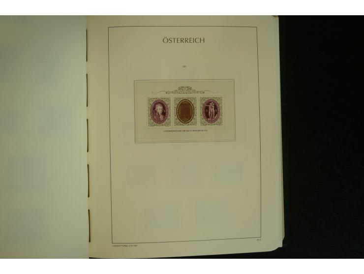 1945/2004, postfrische kpl. Sammlung mit Mi.-Nr. 772-75B, 772-75 KLB, VI-VII (Fotoattest Raybaudi) etc.