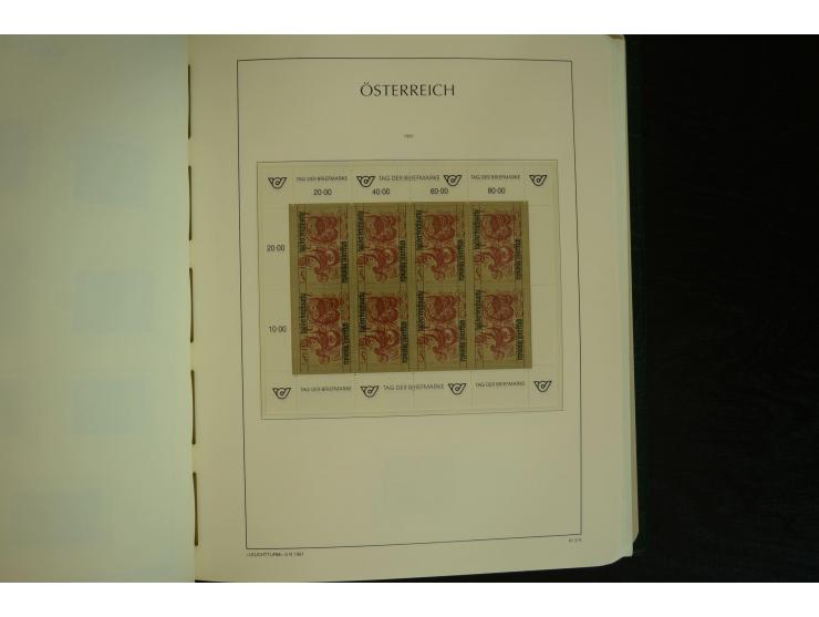 1945/2004, postfrische kpl. Sammlung mit Mi.-Nr. 772-75B, 772-75 KLB, VI-VII (Fotoattest Raybaudi) etc.