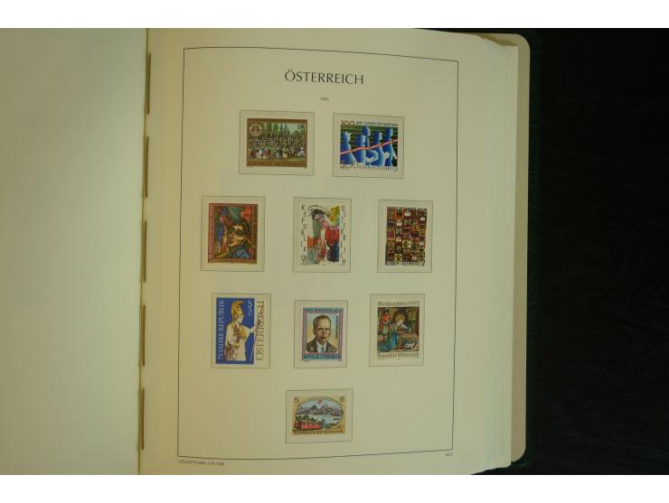 1945/2004, postfrische kpl. Sammlung mit Mi.-Nr. 772-75B, 772-75 KLB, VI-VII (Fotoattest Raybaudi) etc.
